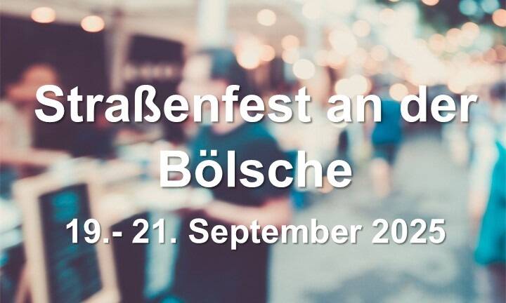 Straßenfest an der Bölsche
