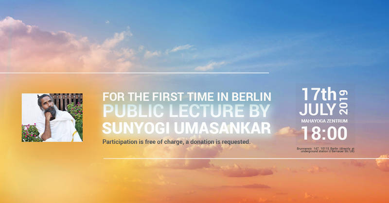 Public Lecture by Sunyogi Umasankar (FOR FREE)