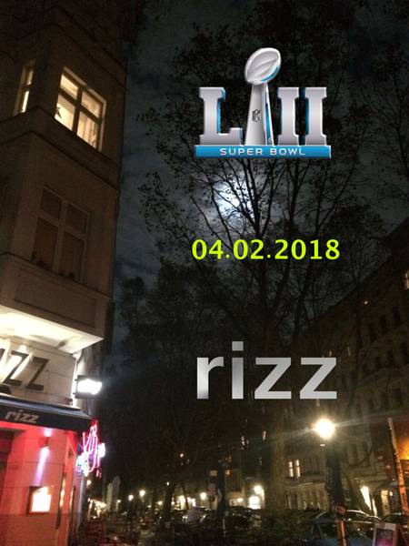 Superbowl 52 2018 - Live All Night in Kreuzberg Graefekiez, Berlin