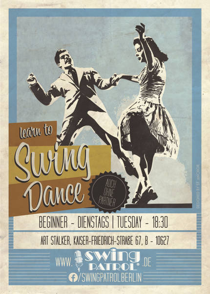 Swing Patrol kommt nach Charlottenburg! Swing Tanz Probestunde + Tanzabend mit Livemusik