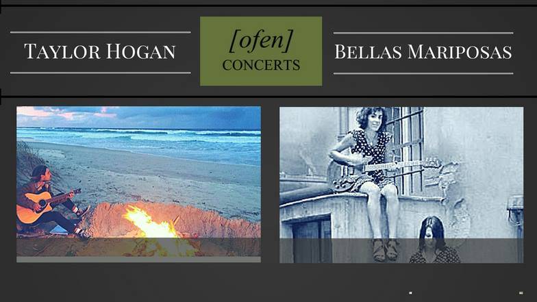 Taylor Hogan [AU pop] Bellas Mariposas [IT blues rock and roll]