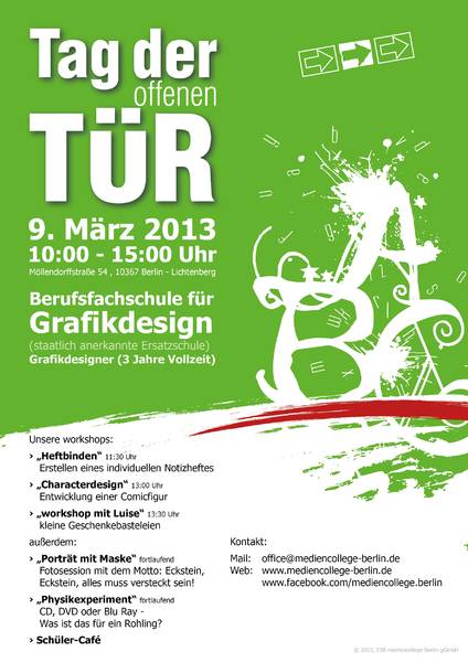 Tag der offenen Tür am mediencollege Berlin