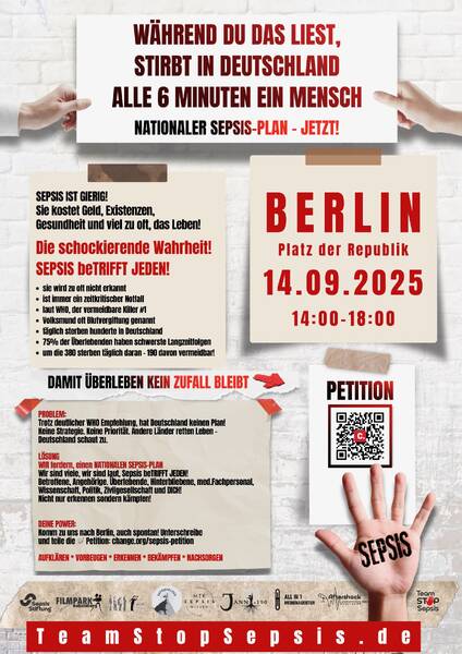 SepsisSkandal - Sepsis Plan in Deutschland - Jetzt!