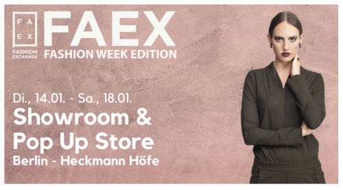 FAEX Showroom & Pop Up Store @ Berlin Fashion Week