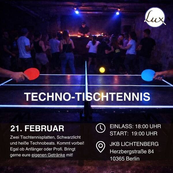 Techno-Tischtennis in Lichtenberg