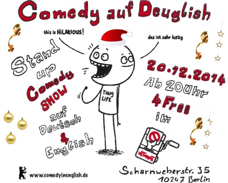 Comedy auf Deuglish _ German/English Mixed Comedy Show_ Xmas Special