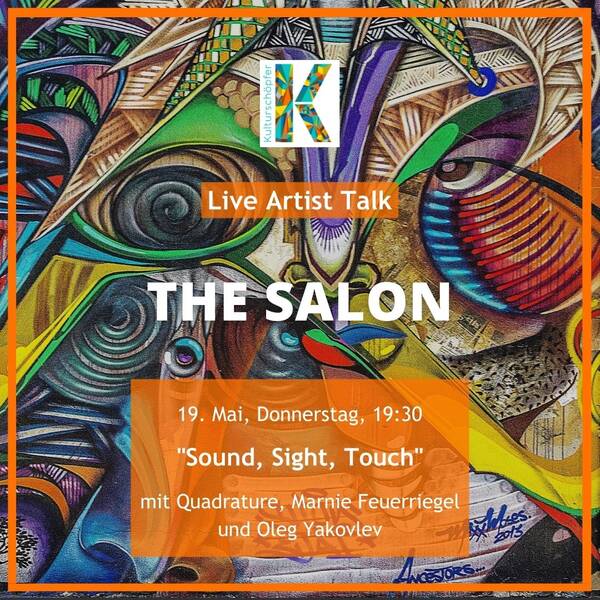 The Salon - Diskussionsabend zum Thema "Sound, Sight, Touch " auf Englisch