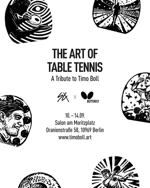 The Art of Timo Boll: Ausstellung und Auktion zur Berlin Art Week | Galerie Salon am Moritzplatz