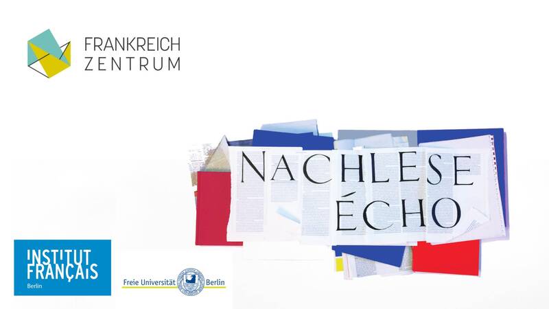 Rentrée littéraire: Nachlese | écho