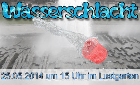 Wasserschlacht im Lustgarten in Mitte (15 Uhr)