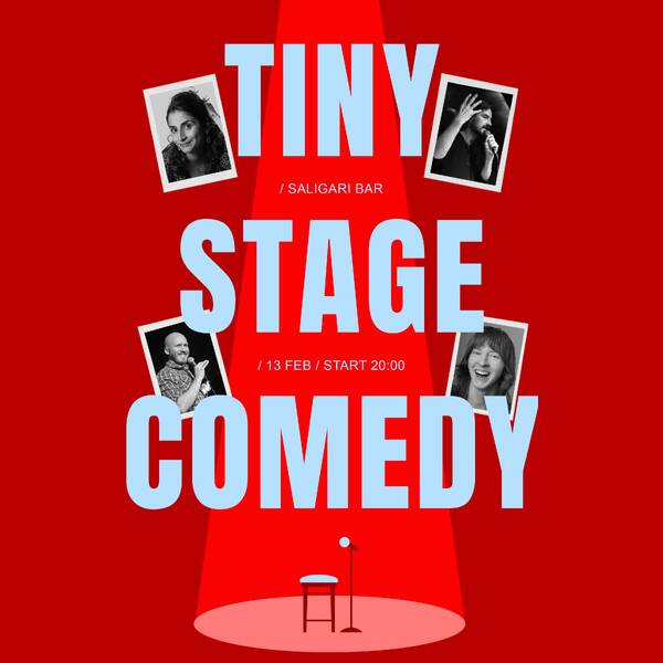 stand-up comedy in english in friedrischain: Tiny Stage Comedy