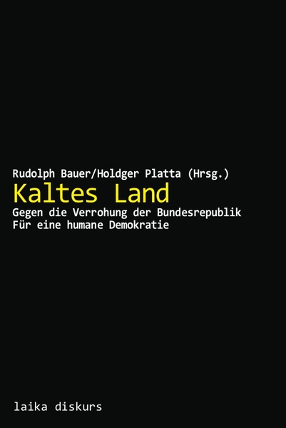 Holdger Platta liest aus "Kaltes Land"