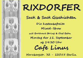 RIXDORFER Sack & Sack Geschichten