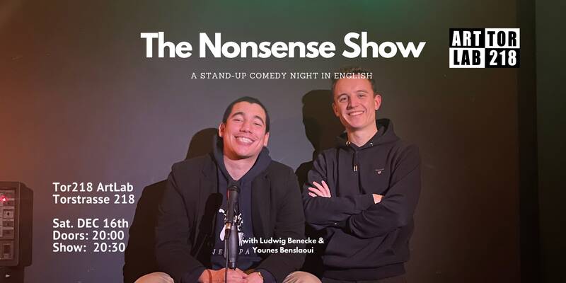 The Nonsense Show - Stand Up Comedy Show in English - Saturday 16th of December
