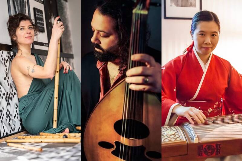 Salons der Klänge #1: Ausstellung Shahla Aghapour & Konzert Trio Seidenstraße