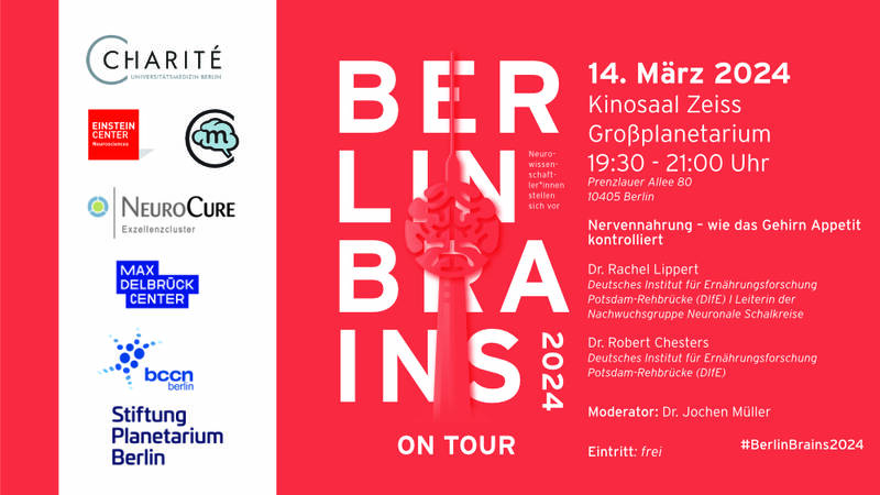 BerlinBrains:Nervennahrung - wie das Gehirn Appetit kontrolliert