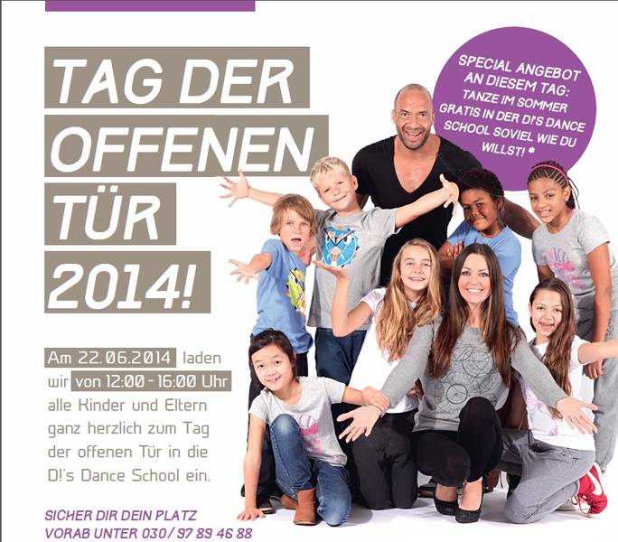 Tag der Offenen Tür - Tanzschule Detlef D! Soost