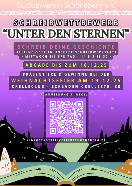 Kurzgeschichten Wettbewerb für Jugendliche 8 - 12 / 12 - 16