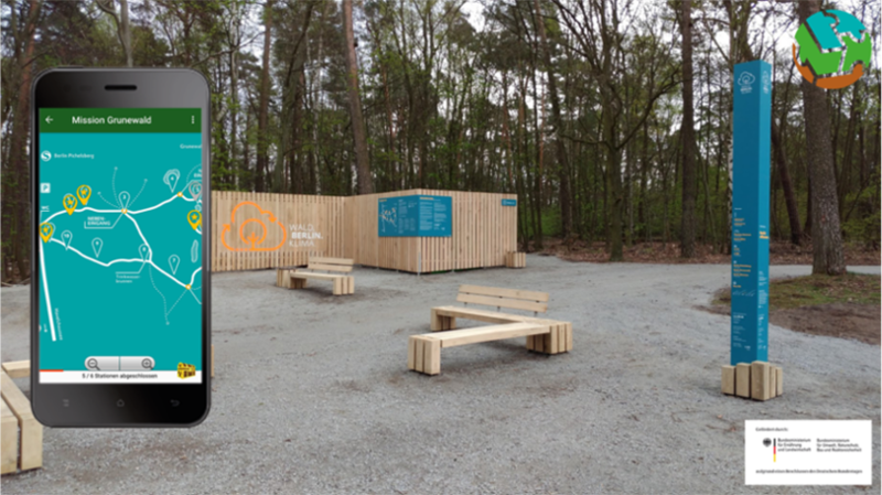Outdoor-App-Mission und Gewinnspiel im Grunewald für Jugendliche und Familien