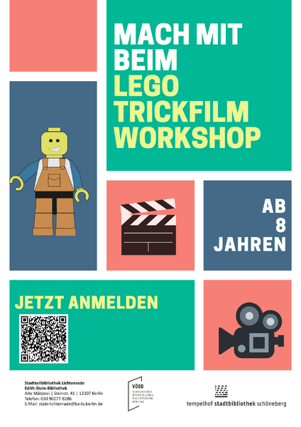 Trickfilm-Workshop in der Stadtteilbibliothek Lichtenrade