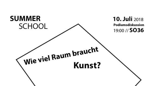 Podiumskissussion "Wie viel Raum braucht Kunst"