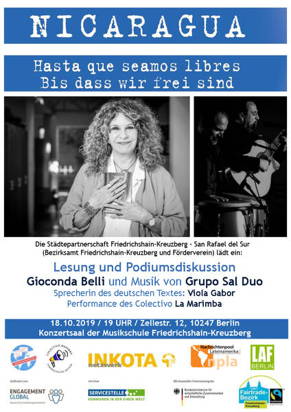 „Nicaragua: Hasta que seamos libres – Bis dass wir frei sind” - ein kulturpolitischer Abend