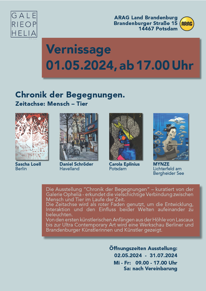 Vernissage: „Chronik der Begegnungen" in Potsdam