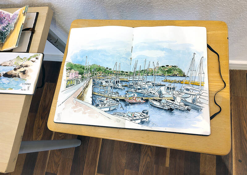 Farbenmeer Elba – Aquarelle, Reiseskizzen und kleine Schätze (Mo - Fr)
