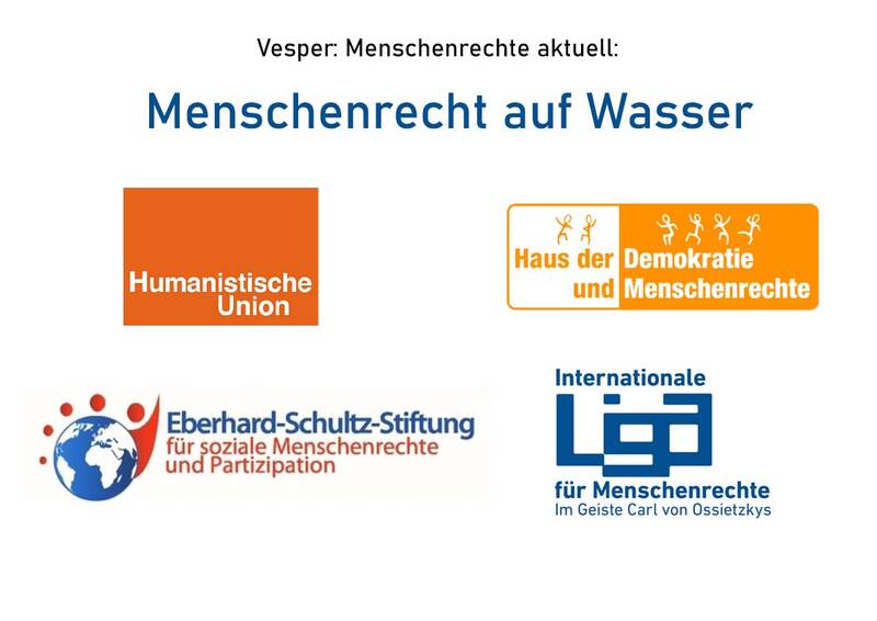 Vesper – Menschenrechte aktuell: Menschenrecht auf Wasser