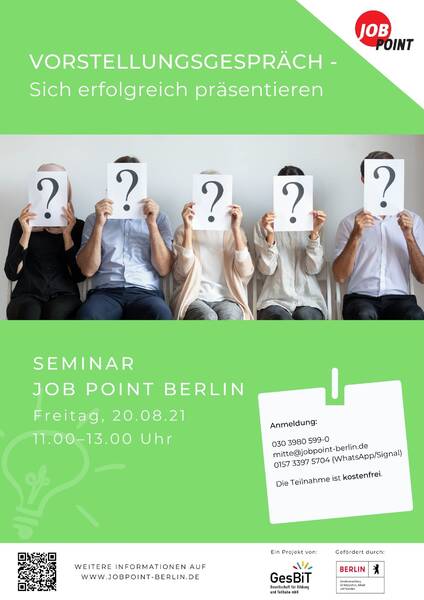 Vorstellungsgespräch – Sich erfolgreich präsentieren!