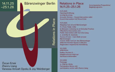 Relations in Place | Ausstellung im Bärenzwinger (täglich)