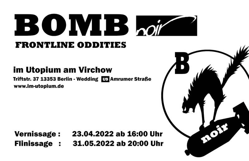 Vernissage BOMB noir - Frontline Oddities 