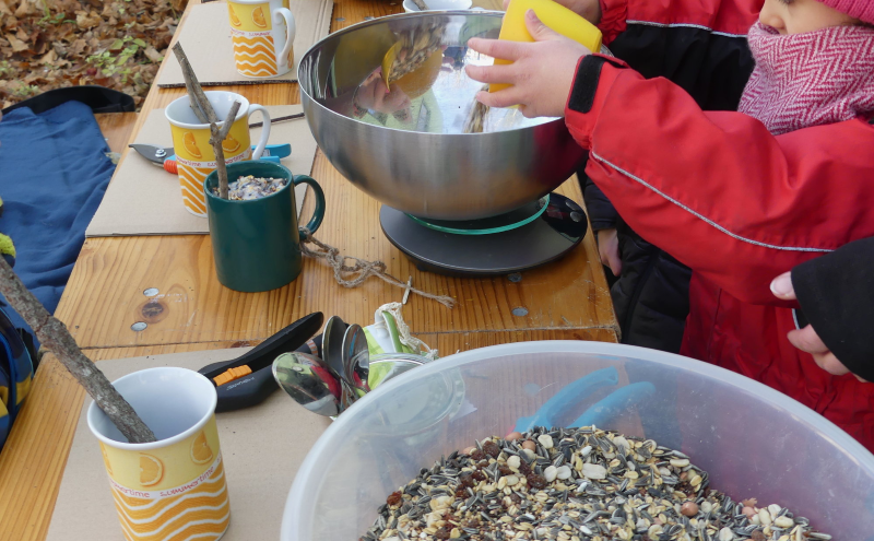 Workshop: Winterfutter für Vögel selber herstellen