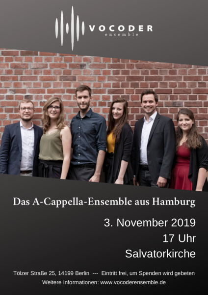 Konzert mit dem Vocoder Ensemble
