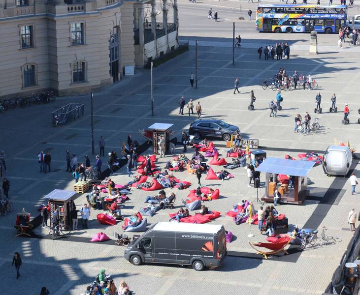 StadtLesen 2018 auf dem Bebelplatz