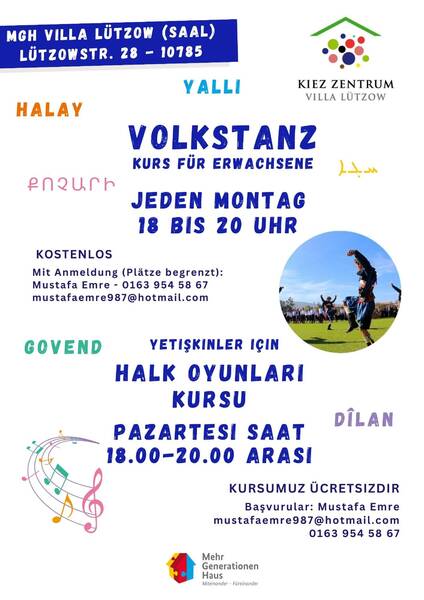 Halay/ Govend/ Volkstanzkurs für Erwachsene