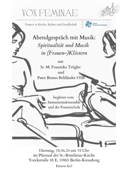 Abendgespräch mit Musik - "Spiritualität und Musik in (Frauen-)Klöstern"