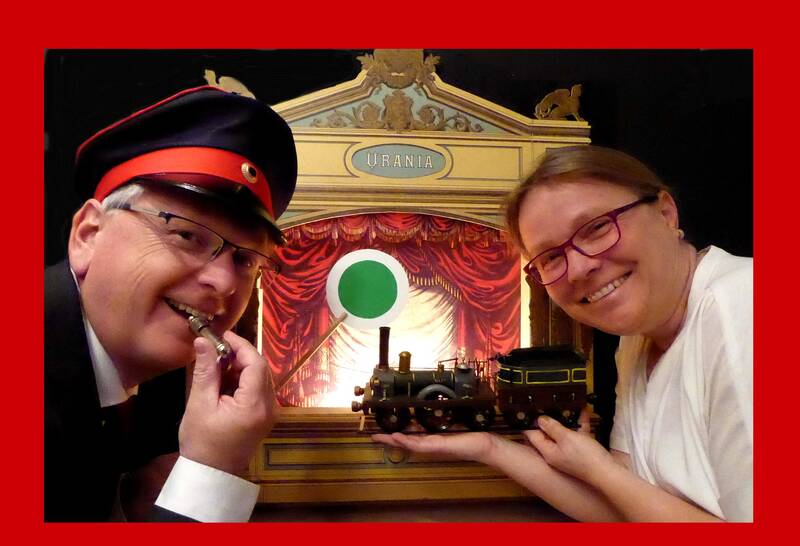 Papiertheater Wagnis Eisenbahn