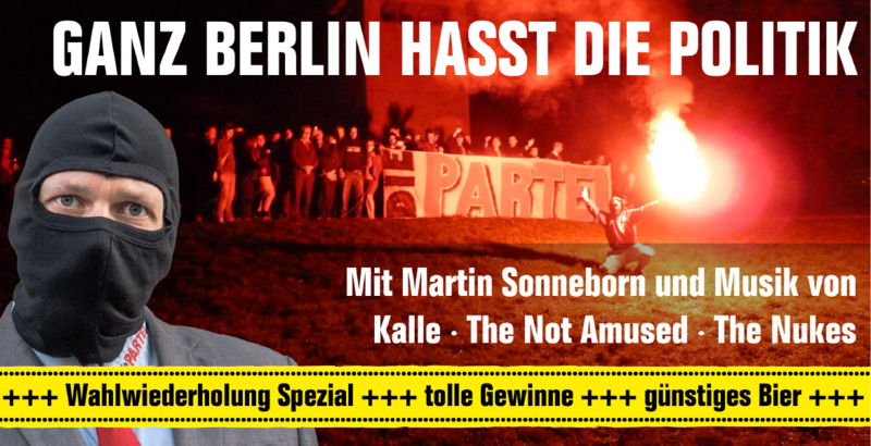 Ganz Berlin hasst die Politik +++ Wahlwiederholung-Spezial 