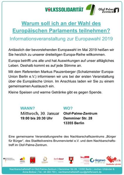 Diskussion: Warum zur Europawahl gehen?