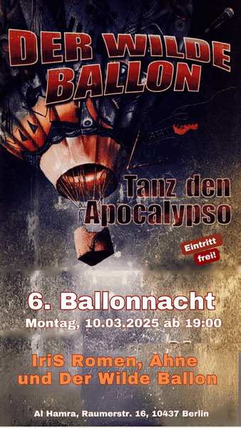 Der Wilde Ballon lädt ein zur 6. Ballonnacht & Gäste