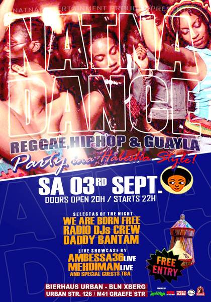Natna Dance! Reggae,Guayla uvm SA 03.09 @ Bierhaus Urban