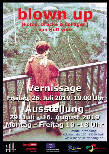 Vernissage "blown up" - Fotos, Fotomontagen und Siebdrucke
