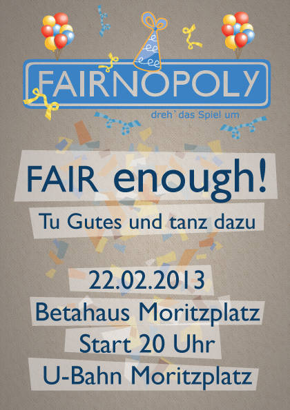 FAIR enough! Tu Gutes und tanz dazu