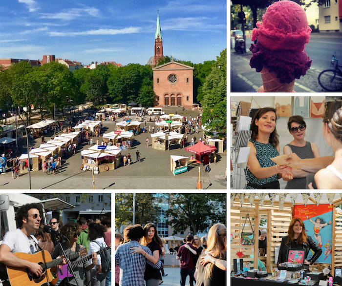 Weddingmarkt: Kunst- und Designmarkt aufm Leopoldplatz