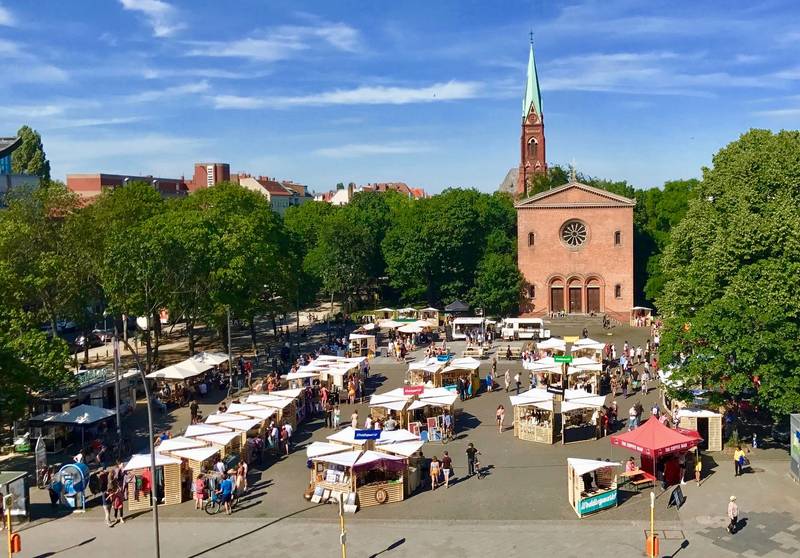 Weddingmarkt: Kunst- und Designmarkt aufm Leopoldplatz