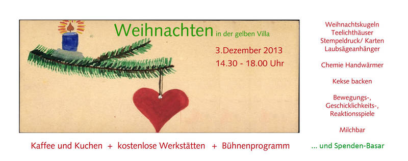 Advent in der gelben Villa