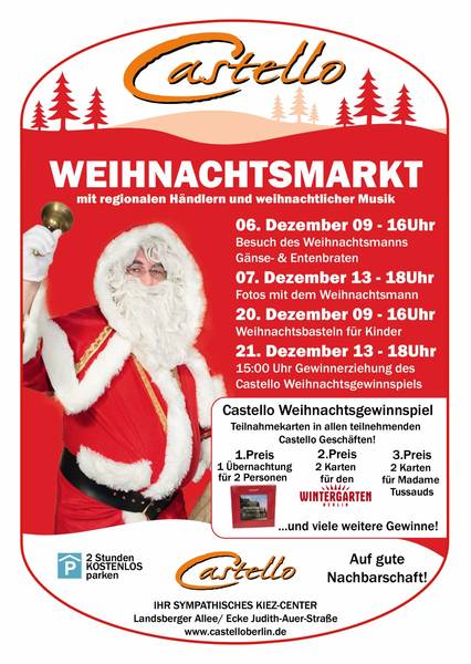 Weihnachtsmarkt im Castello Kiez-Center