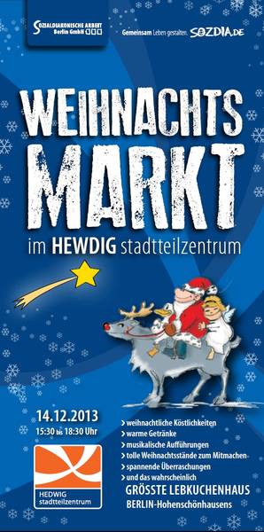 Weihnachtsmarkt mit wohl größtem Pfefferkuchenhaus