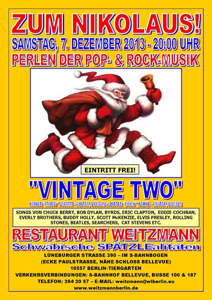 ZUM NIKOLAUS - PERLEN DER POP- & ROCK-MUSIK
